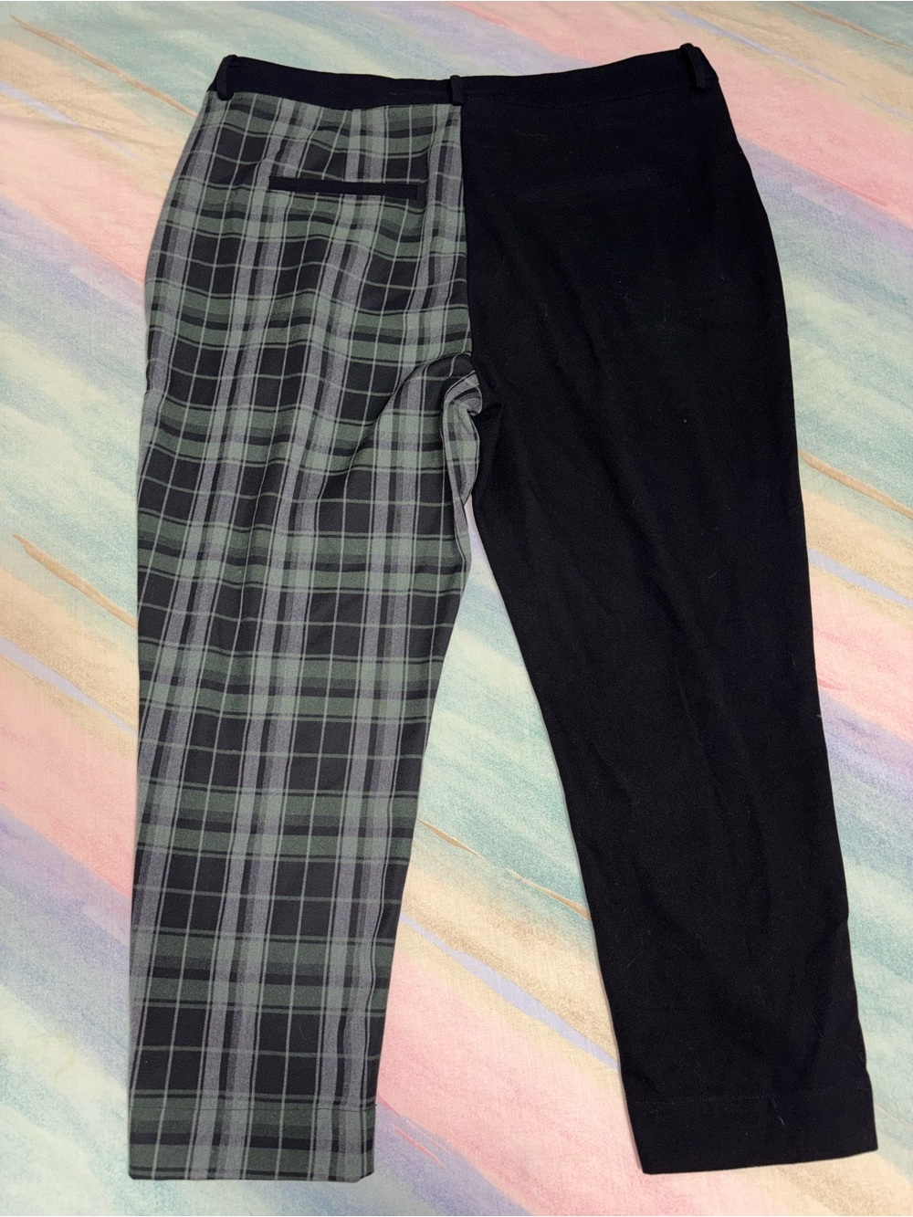 NWT Disturbia Checkmate High Waist Tapered Trousers size 18 - Picture 6 of 7